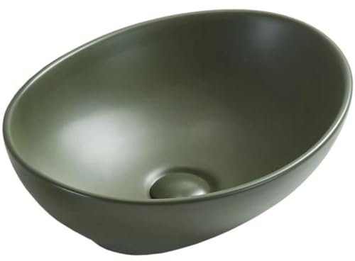 Mexen Waschbecken Elza 21014043 mit Einzelbecken Khaki matt