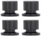 ANGGREK Speaker Isolation Stand Feet Pad, Integrated Design Adjustable Height Antislip Speaker Resonance Reducer for Turntable Amp CD DAC Recorder