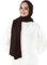 Lina & Lily Damen Instant Hijab Kopftuch Ready-To-Wear Modal Jersey (Dunkelbraun)