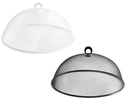 Couvercle de Nourriture en Maille, Couvercle de Nourriture Anti-Mouches, Couvercles de Nourriture, Acier Inoxydable, pour Une Protection Parfaite des Aliments, des Fruits, des Grillades, des Gâteaux