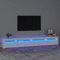 IKAYAA Mobile Porta TV con LED 270 cm Moderno per Soggiorno o Salotto-Bianco-270 x 35 x 40 cm