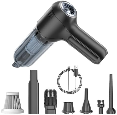 LLHCF Aspirateur de voiture multifonction à haute efficacité pour nettoyage en profondeur avec différents embouts