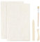 PH PandaHall Book Binding Cloth Kits Binding Tools Set with 2 Sheets White 39x47inch Cotton Cloth Fabric Book Cloth 2pcs Letter Opener Knife Tool 1 Brush Book Repair Materials for Bookbinding Crafts