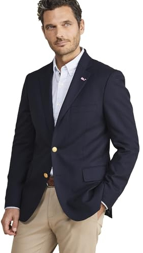 Vineyard Vines Boathouse Performance Wool Blazer, Blue Blazer, 42/R