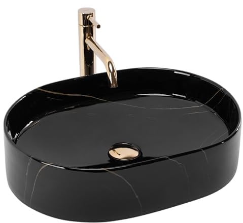 Lavabo Sobre Encimera Rea Nadia 50 Stone Gris