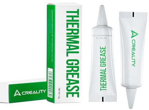 Creality Thermal Grease,High Thermal Conductivity,Non-Conductive&Non-Corrosive,Excellent Temperature Performance,Long Durability for Ender 3 V3 SE/KE/Ender 3 V3 Plus/K1 Max/K1C 3D Printer (Pack of 2)