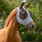 netproshop Fliegemaske Super Bug Fliegenhaube mit Ohren und Öffnung für Stirnhaare Shetty bis XL-Full, Groesse:Pony, Farbe:Zebra