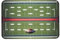 QMNLKH Fußmatten Badematte American Football Feld und Ball Bedruckte Rutschmatte Weich rutschfest Schnelltrocknend Geeignet für Badezimmer Hof