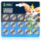 EBL CR2025 Battery - CR2025 3V Lithium Battery (15-Pack), Child-Safe Packaging, Long-Lasting Power, Premium CR2025 Button Cell Batteries for Car Key Fobs, Watches, Scales, Glucose Meter & More