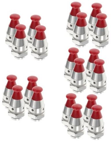SHINEOFI 5 Series Válvulas De Seguridad para Olla Presión Válvulas De Escape De Alta Accesorios para Cocinas Instalación Y Reemplazo 4 Piezas X 5
