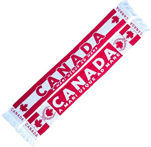 Generisch CANADA, KANADA Schal (Strickschal), für WM, EM, Fußballschal, Kult-Schal, Souvenirschal