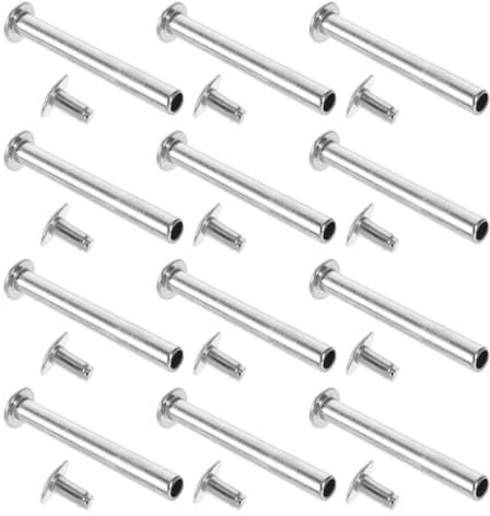 GOOHOCHY Kit Perni e Rivetti 12 Pezzi 3 CM per Ventaglio Pieghevole Accessori per Riparazione Fai da Te Ventagli Portatili Ventagli da Danza Artigianali