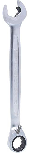 Ks Tools 503.5919 - Clé mixte à cliquet DUO - Gamme GEARplus® - 19 mm - En chrome Vanadium - Finition Satinée