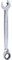 Ks Tools 503.5919 - Clé mixte à cliquet DUO - Gamme GEARplus® - 19 mm - En chrome Vanadium - Finition Satinée