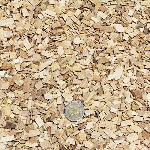 Terra Discount Räucherspäne aus Buche 15 Kg Körnung: grob 3,0-10,0 mm - zum smoken, räuchern/kalträuchern von Fleisch, Fisch, Gemüse geeignet - Buchenholz mit klassischem Aroma…