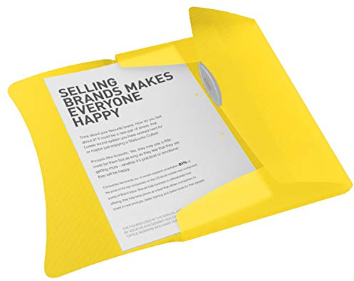 Esselte 624045 VIVIDA Dokumentenmappe (A4, PP) gelb