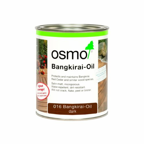 OSMO Decking Oils Natural Exterior Wood Decking Finishes Bangkirai Dark .75L