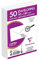 Clairefontaine 3421C - Packung mit 50 Umschlägen Visitenkarten Format, weiß 90x140mm, Naßklebend, 120g, 1 Pack