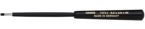Bahco 7372I-2.5-75 Electronic-Slotted Screwdriver, Multi-Colour, 155 mm 0.4 x 2.5 x 75 mm