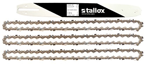 1 spranghe di Guida e 3 Catene per Motosega 3/8 1,3 mm 50 Maglie Guida 35 cm Compatibile con Stihl