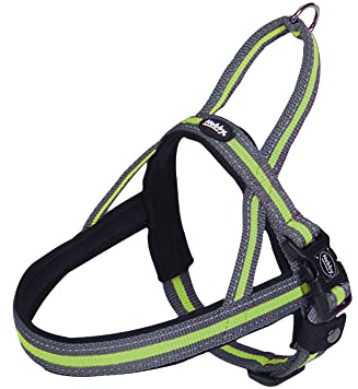Nobby Norwegergeschirr Variado, neon gelb B: 40/45mm, L: 62cm + 75-98cm, 1 Stück