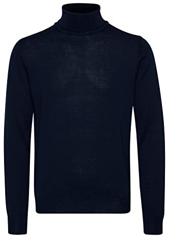 CASUAL FRIDAY CFKonrad Merino Roll Neck Knit Herren Rollkragen Pullover, Größe:L, Farbe:Navy (50410)