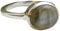 Labradorit Edelstein Sterling Silber Ring - Natürlicher Edelstein - Geburtstagsgeschenk - Weihnachtsgeschenk - Handgefertigte Geschenkideen für Frauen (Größe: US Size 8 / Diameter 18.2)