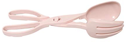 Bahob® Salad Server Scissor Tongs Plastic Salad Serving Scissor/Plastic Salad Tongs 27cm Random Color (1)