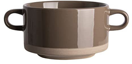 GUSTA Woodstock Suppenschüssel grau