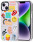 MOSNOVO für iPhone 14 Hülle – Durchsichtige, schlanke, stoßfeste TPU+PC-Handyhülle, [6,6 Fuß Fallschutz/Anti-Abziehen] - Popkultur
