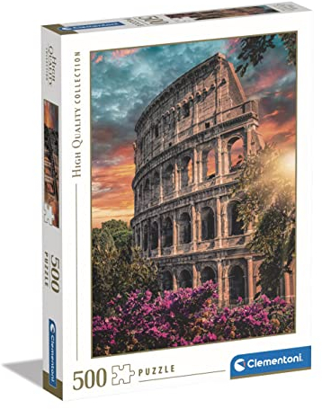 Clementoni - 35145 Collection - Flavian Amphitheatre, Puzzle 500 Teile Für Erwachsene Und Kinder 14 Jahren, Geschicklichkeitsspiel Für Die Ganze Familie