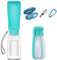 NINGESHOP 550ML Borraccia per Cani Portatile, 180°borraccia pieghevole da viaggio, Borraccia per Animali Domestici, Bottiglia d'Acqua per Cani a Prova di perdite,Escursioni all’Aperto