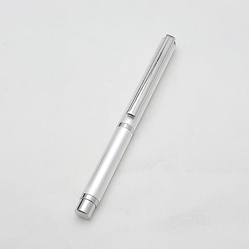 Generico Handtaschen-Kugelschreiber aus massivem Silber 925/1000 mit Perlglanz-Finish