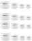 FOMIYES 2 Sets Leere Kosmetik-subboxen Leichte Runde Gläser Großpackung Zur Cremeaufbewahrung 8 Stück * 2