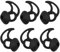 DMZHY 3 Pairs Silicone Ear Tips Earbud Covers Compatible with Bose Quietcomfort Erbuds and Bose Stayhear Earbuds Replacement Tips Ear Bud Replacement Pieces Silicone Eartips Earbud Cap Black Large