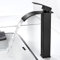 Rubinetto Bagno Cascata Nero, Coleniny Miscelatore Lavabo Bagno, Rubinetto Bagno Lavabo Alto con altezza bocca 235mm, Miscelatore Monocomando per Bagno Può Regolazione a Caldo e Freddo G3/8
