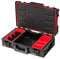 Toolbrothers RHINO XXL Werkzeugkoffer ECO Work+ Höhe M 15,4 l IP66 mit herausnehmbaren Trennwänden + Boxen