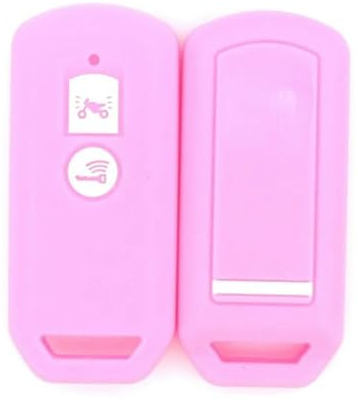 PTATT Silikon-Schlüsseletui für Honda X ADV SH 125 150 300 Forza 125 300 PCX150 2018 Motorrad-Roller 2-Tasten-Smart-Key