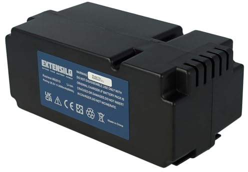 EXTENSILO Akku kompatibel mit Mr.Gardener MR 600, MR 400, MR 1200, MR 1000 Rasenmäher (2500mAh, 25,2V, Li-Ion)