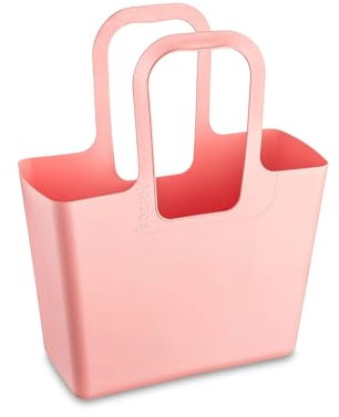 Koziol TASCHE XL robuster Shopper – langlebig standfest wasserdicht pflegeleicht | Einkaufen Büro Reisen Picknick Aufbewahrung (blush)