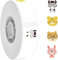 NIIMBOT Etiketten für D110 D11 D101 Etikettendrucker, 12 x 40mm 160 Etiketten pro Rolle, 1 Rolle Selbstklebender Etikettenband Aufkleber Etikettenband für Zuhause, Büro, Schule, ZOO
