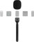 Geekria for Creators Wireless Interview Microphone Adapter, Mic GO Handheld Adaptor with Windscreen, Microphone Handle Mount Compatible with DJI MIC 1, MIC 2, Rode Wireless GO II (Black)