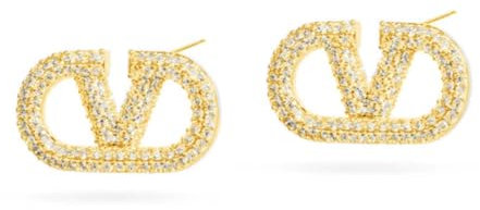 Sterling Silber Ohrringe für Damen - Hypoallergene Vergoldete Buchstabe V Geometrische Tropfen Hängend - Dupes Schmuck Geschenke für Frauen Muttertag