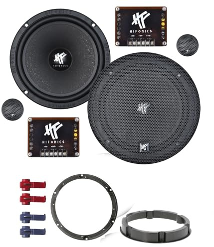 EHO HiFonics Lautsprecher TRX8.2C 500 Watt 20 cm 2 Wege Komponenten-System kompatibel mit VW T6 alle Einbauort: Türen vorne