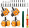 4 Stück Hall Effekt Sticks Kompatibel mit Play Station 5 PS5 Kontroller,3D-Analog-Sensor-Joystick-Modul mit Thumbstick-Kappe,mit Reparatur Kit Accessory, Playstation 5 Conrtoller Zubehör