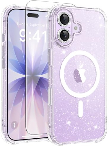 BERFY for iPhone 17 Case for Women, Compatible with MagSafe