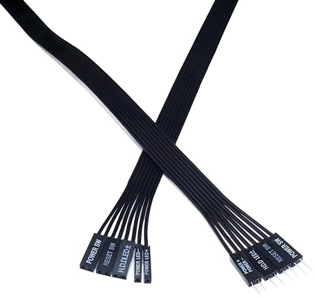 Extension Cable PC Motherboard Power SW Kabel Verlängerung 100CM Power SW, Power LED, HDD LED, Reset SW Verlängerungskabel