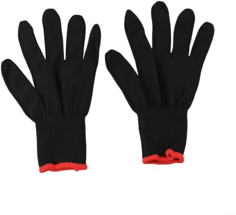 Gitarrenhandschuhe Linkshand Nylon Fingerschutz Anti-Schmerz für Akustik E-Gitarre Bass Violine Übung S(L Size)