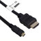 Mumbi - Cavo micro HDMI 1080p, contatti dorati, tipo D, alta velocità, 1,4, lunghezza: 3 m