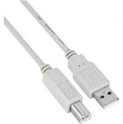 Nilox usb2-ab-mm3 cavo USB 3 m USB A USB B Bianco